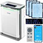 Cichy oczyszczacz powietrza WELLTEC APH420H 80m² HEPA WiFi + nawilżacz