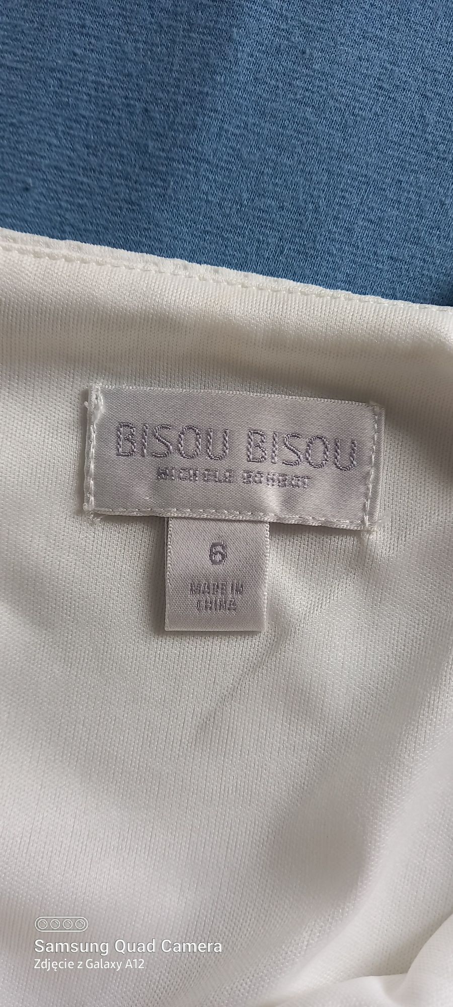 Sexy sukienka biała Bisou Bisou 6