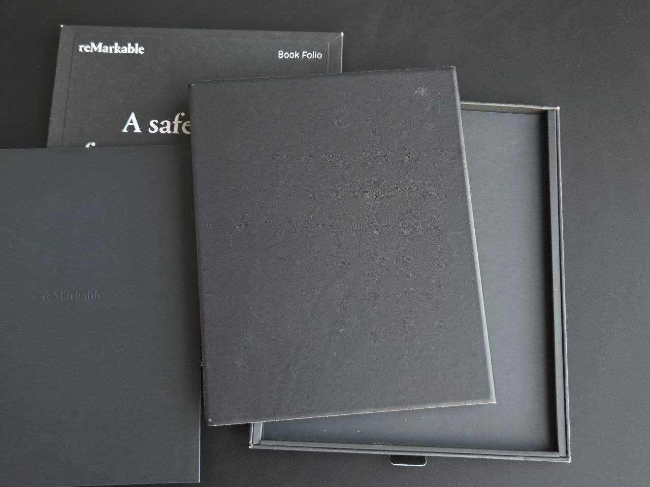 Remarkable 2 Book Folio black leather - czarne