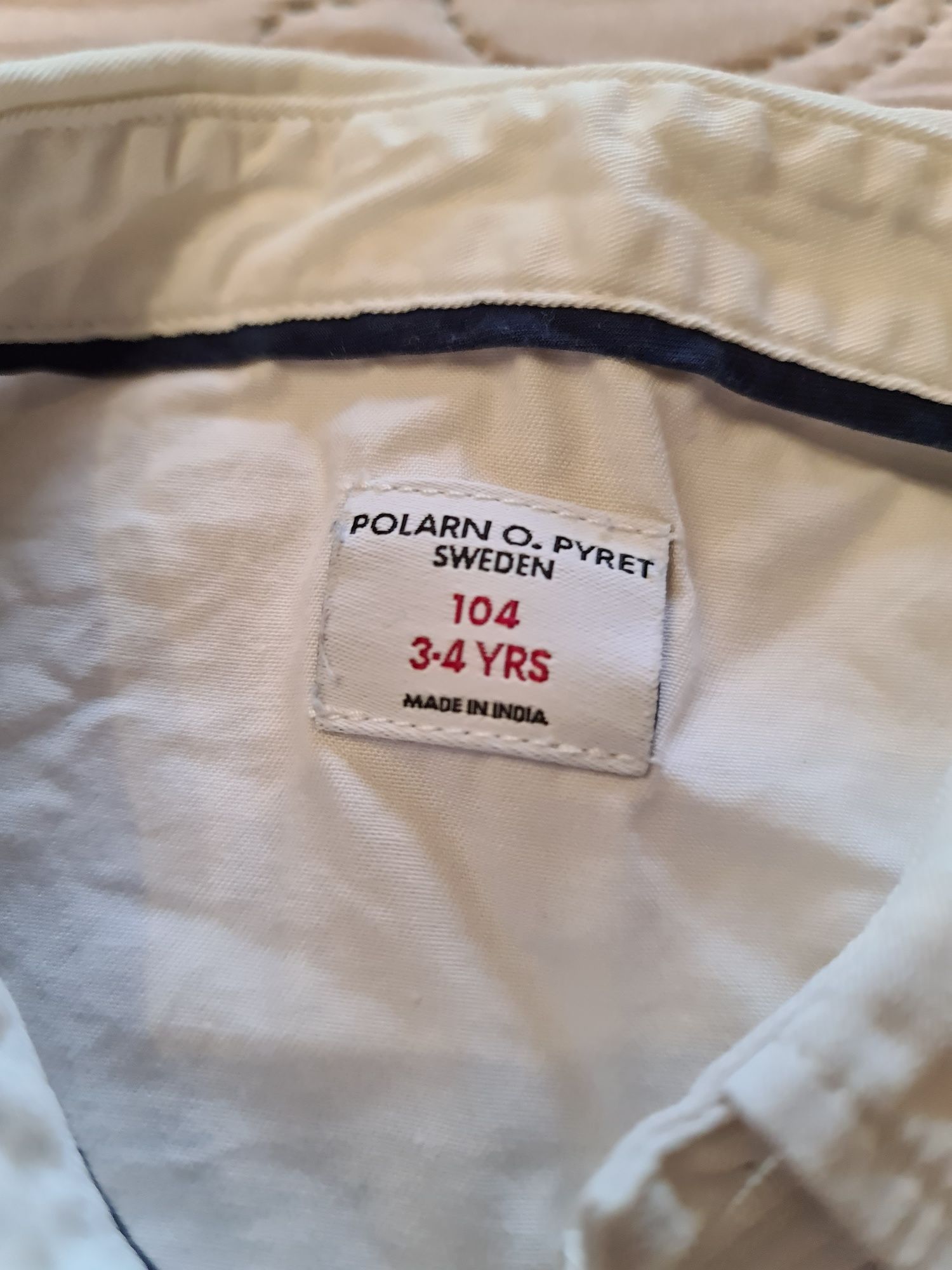 Рубашка Polarn O. Pyret 104 см на возраст 3-4 года