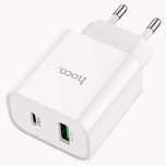 Блок питания зарядное устройство телефона HocoType-C PD20W USB QC3.0