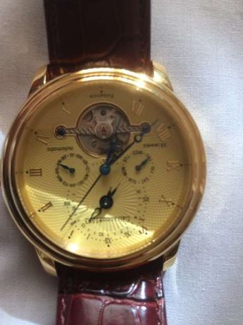 Relógio Automático Calvaneo 1583 "evidênce Gold"