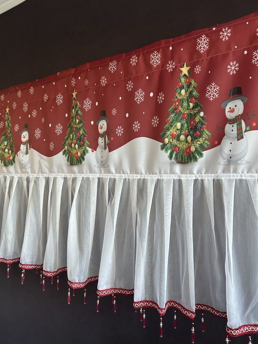 Firanka świąteczna ,panel,zazdrostka