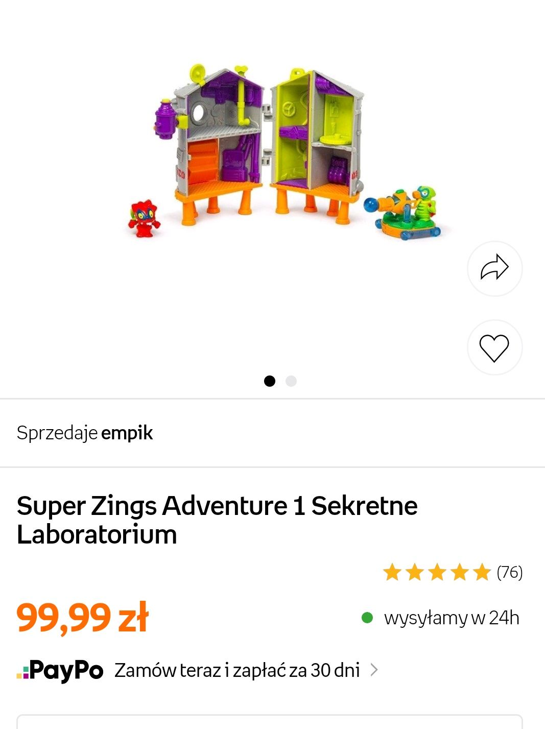 Super zings tajne laboratorium secret lab attack