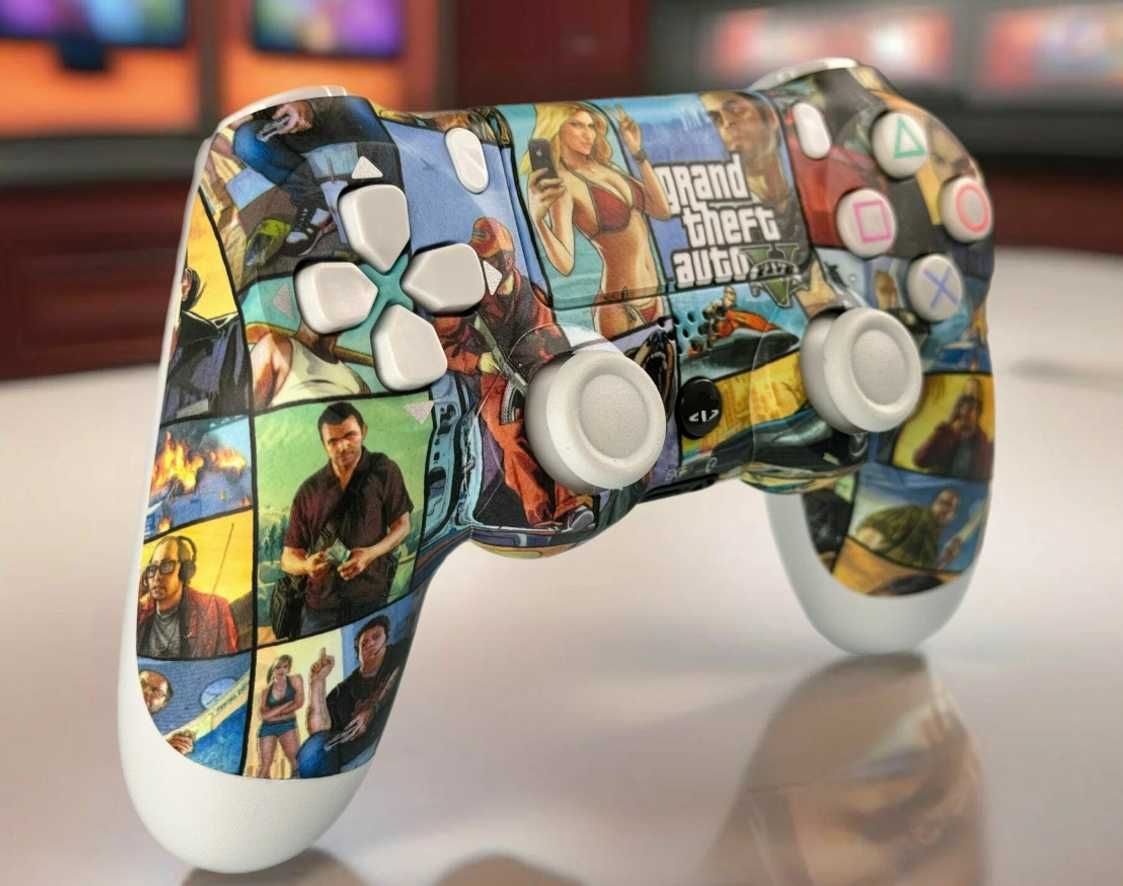 джойстик gta бездротовий ps4 геймпад пс4 джостик гта дуалшок вібрація