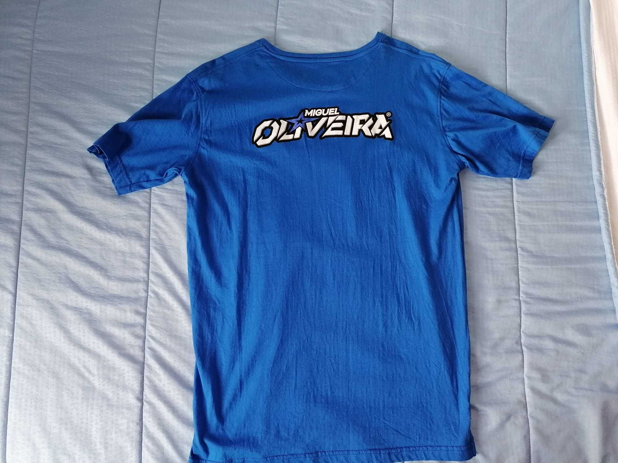 T-shirt azul Miguel Oliveira