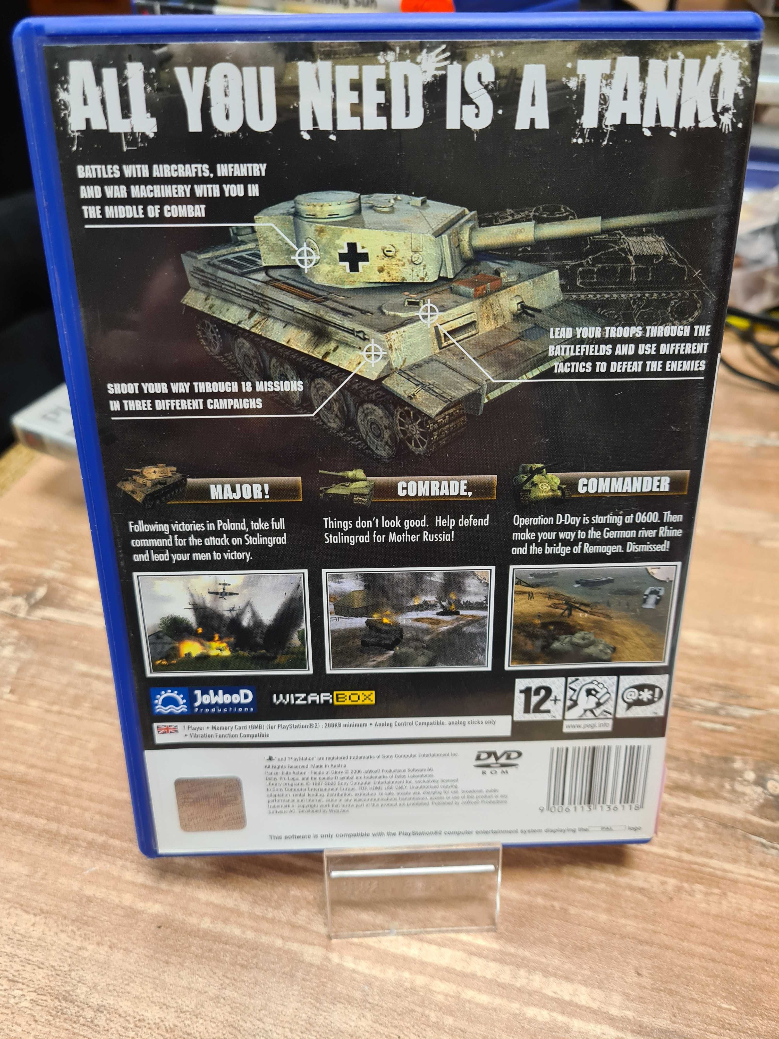 Panzer Elite Action: Fields of Glory PS2, Sklep Wysyłka Wymiana