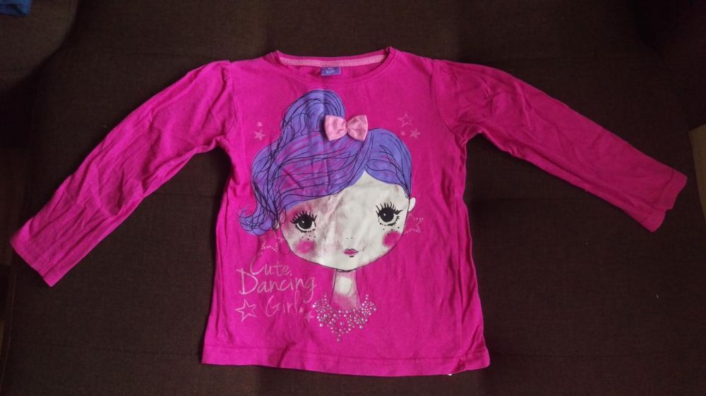 Bluza z długim rękawem, rozmiar 104