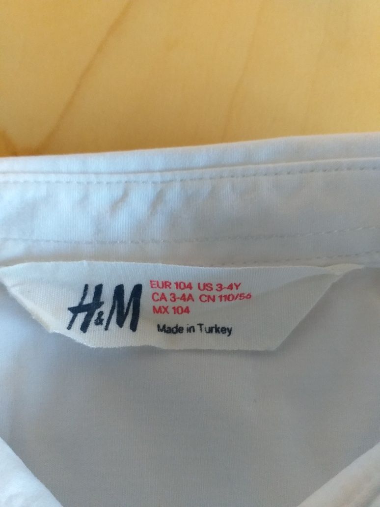 Koszula COOLCLUB, H&M rozm. 104  2 szt