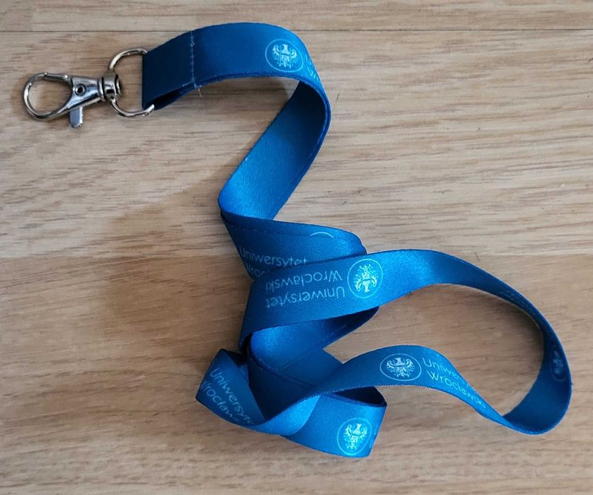 Smycz Zawieszka do identyfikator Uniwersytet Wrocławski