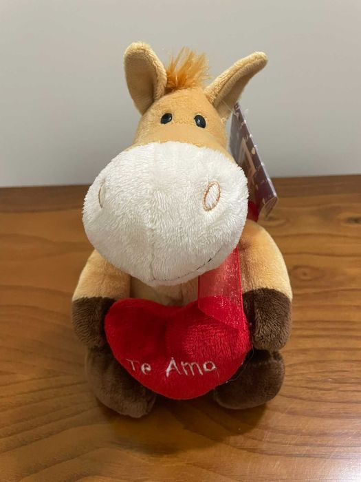 Peluche Cavalo - Te Amo