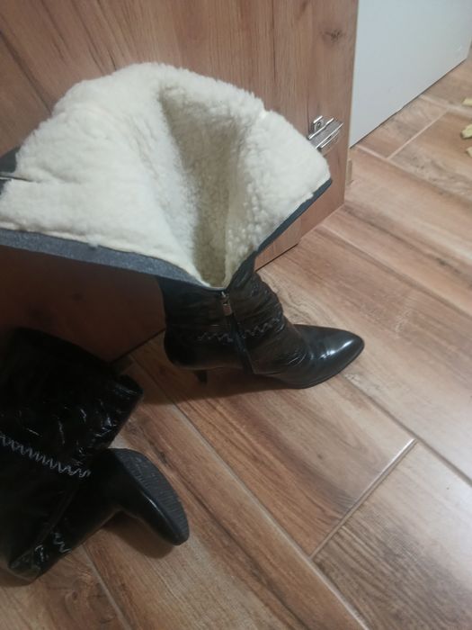 Kozaki damskie czarne