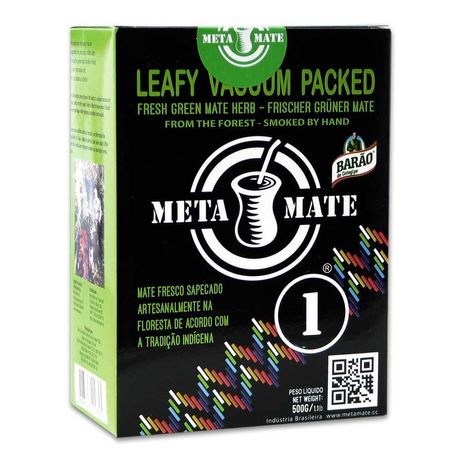 Бразильский чай мате Meta Mate 1 Leafy Cut - 500 грамм