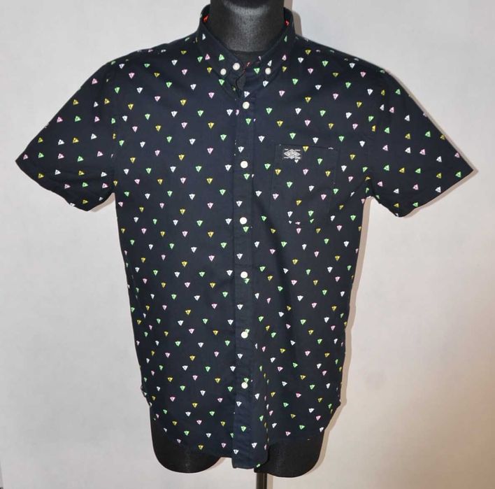 SuperDry Havana Print Koszula Męska XL Oryginalna Super Stan Bawełna