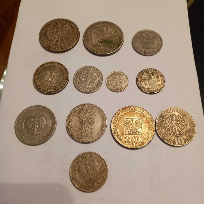 Monety przedwojenne i PRL