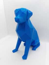 Pies Labrador Retriever, 3D, dekoracja, ozdoba