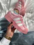 Adidas superstar platform pink white адідас суперстар суперстари