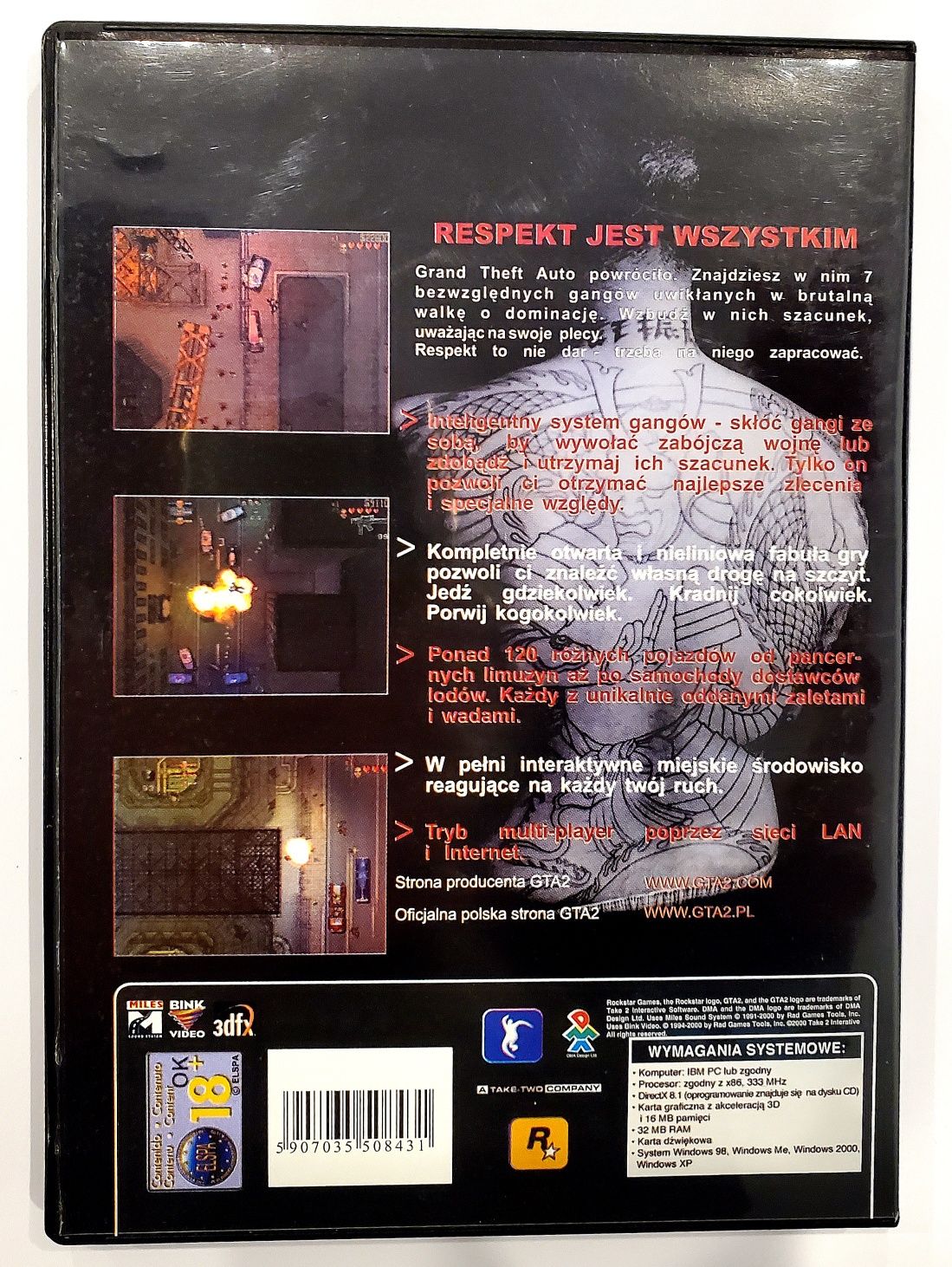 GTA 2 pl PC Grand Theft Auto II Polskie wydanie Nowa nieużywana
