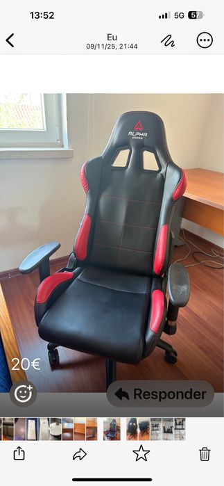 Cadeira com rodas de jogo