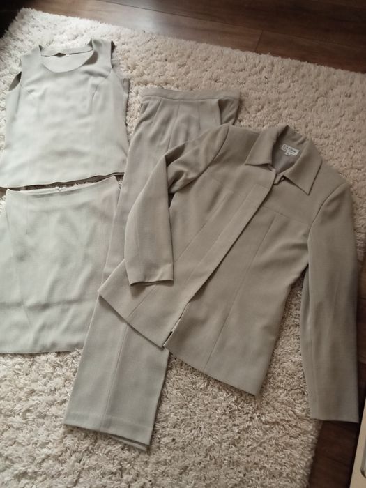 Garnitur damski/marynarka M 4cz. stan idealny