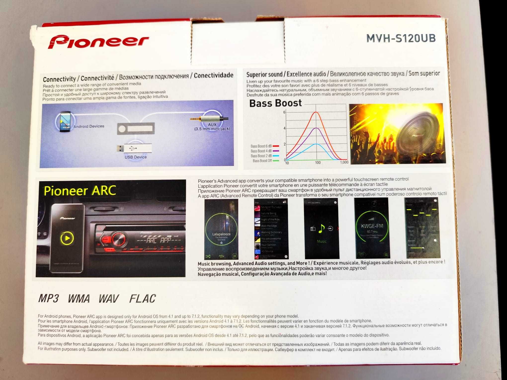 Pioneer MVH-S120UB – Usado