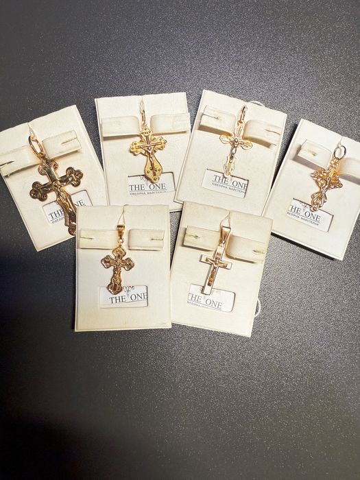 Хрест. Золоті хрестики 585 проби