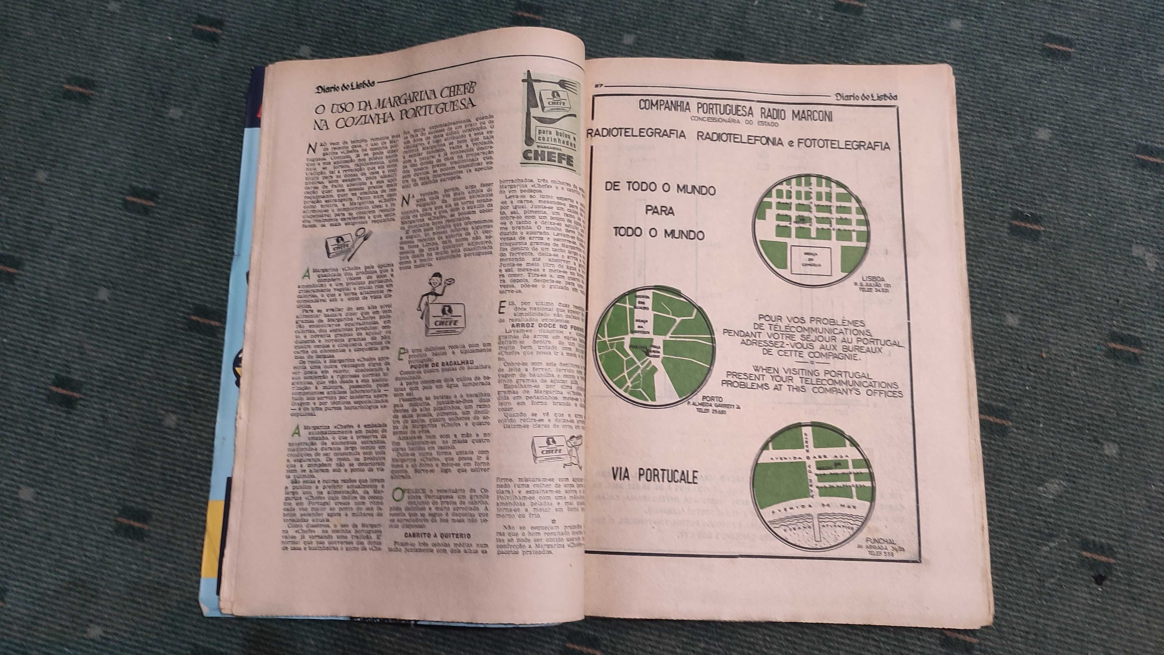 Suplemento Especial do Diário de Lisboa dedicado ao turismo-Julho 1958