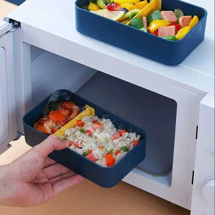 Pudełko do przechowywania żywności lunch ekologiczne podwójne