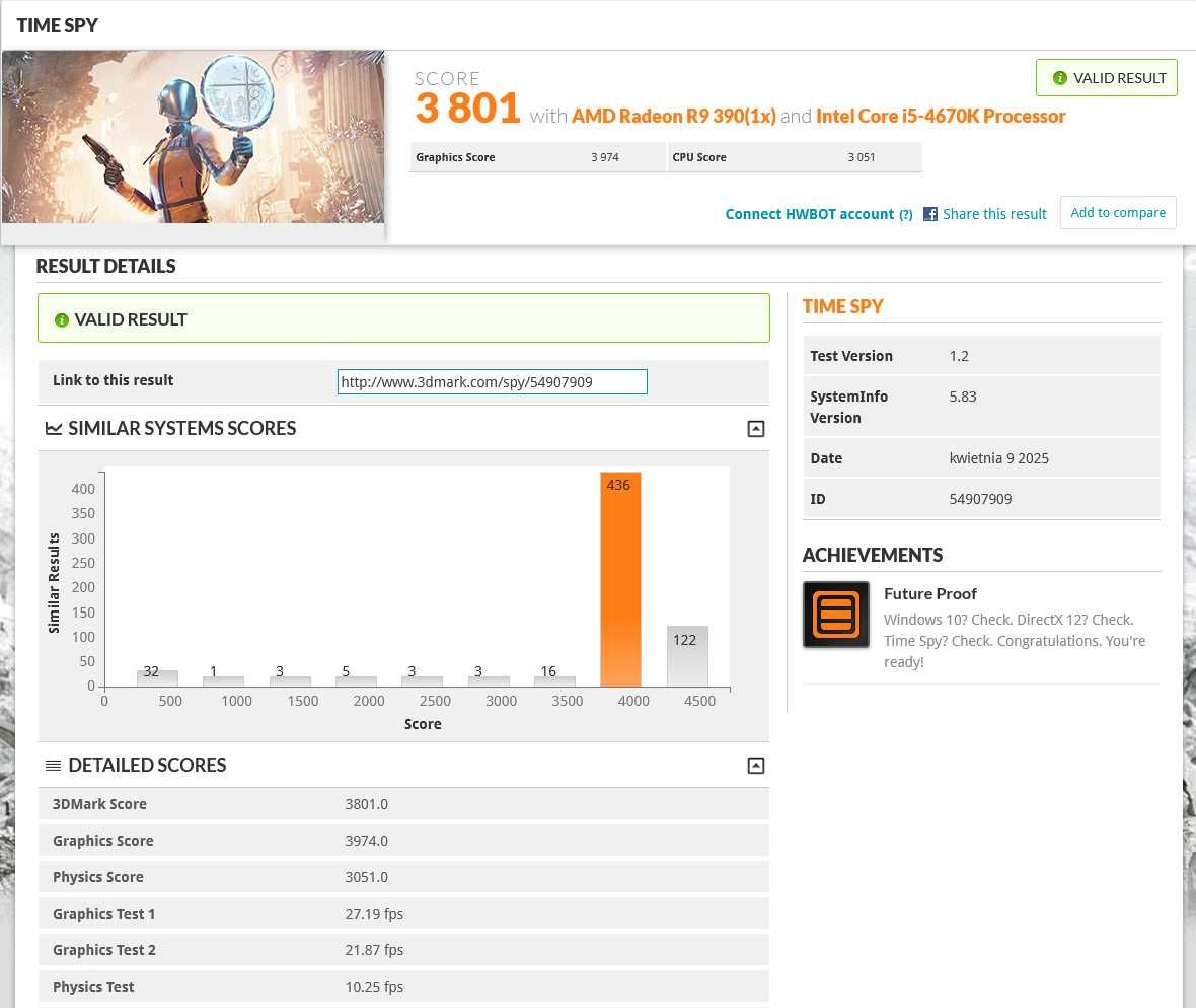 Komputer stacjonarny i5-4670K/R9 390/8GB RAM/ SSD 500GB/EVGA 650W