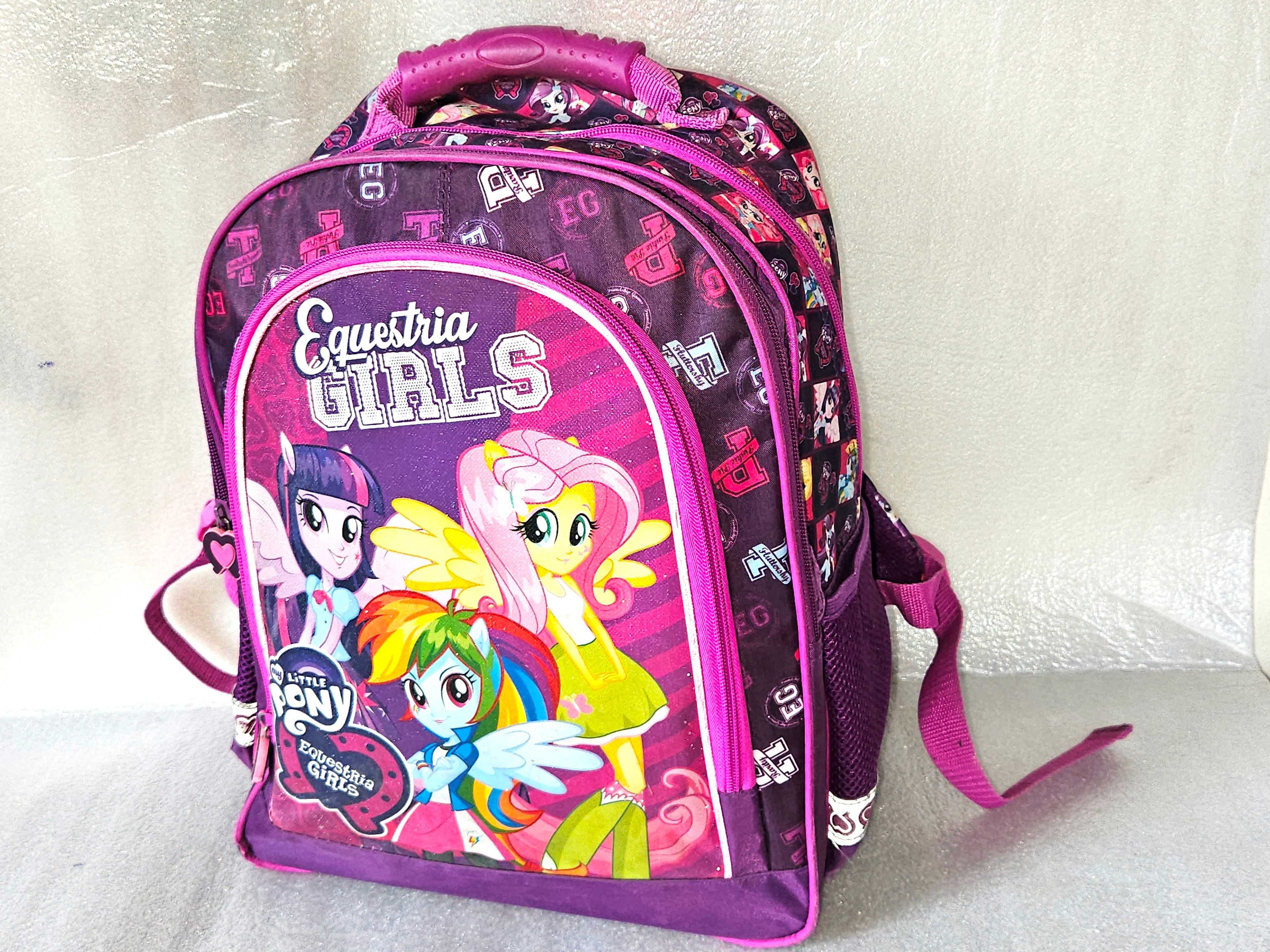 Plecak Tornister My Little Pony Equestria Girls trzykomorowy