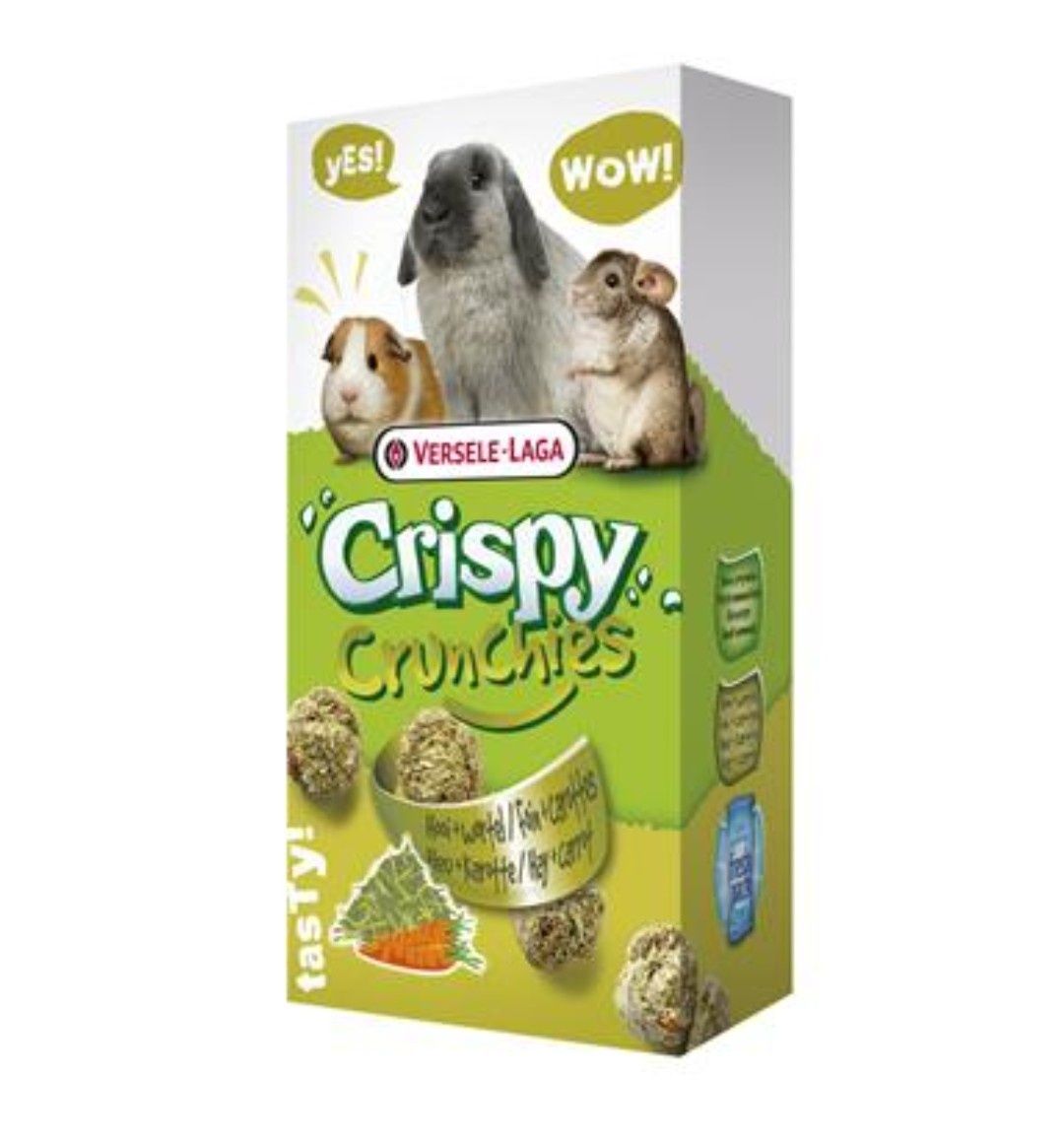 VL-Crispy Crunchies Hay 75g - chrupiący przysmak z siankiem dla królik