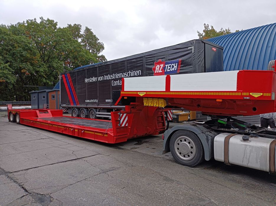 Naczepa Niskopodwoziowa Broshuis 2 ABD - Tiefbett