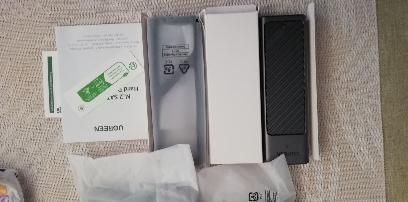 pokrowiec 10Gbps NVMe na USB Adapter