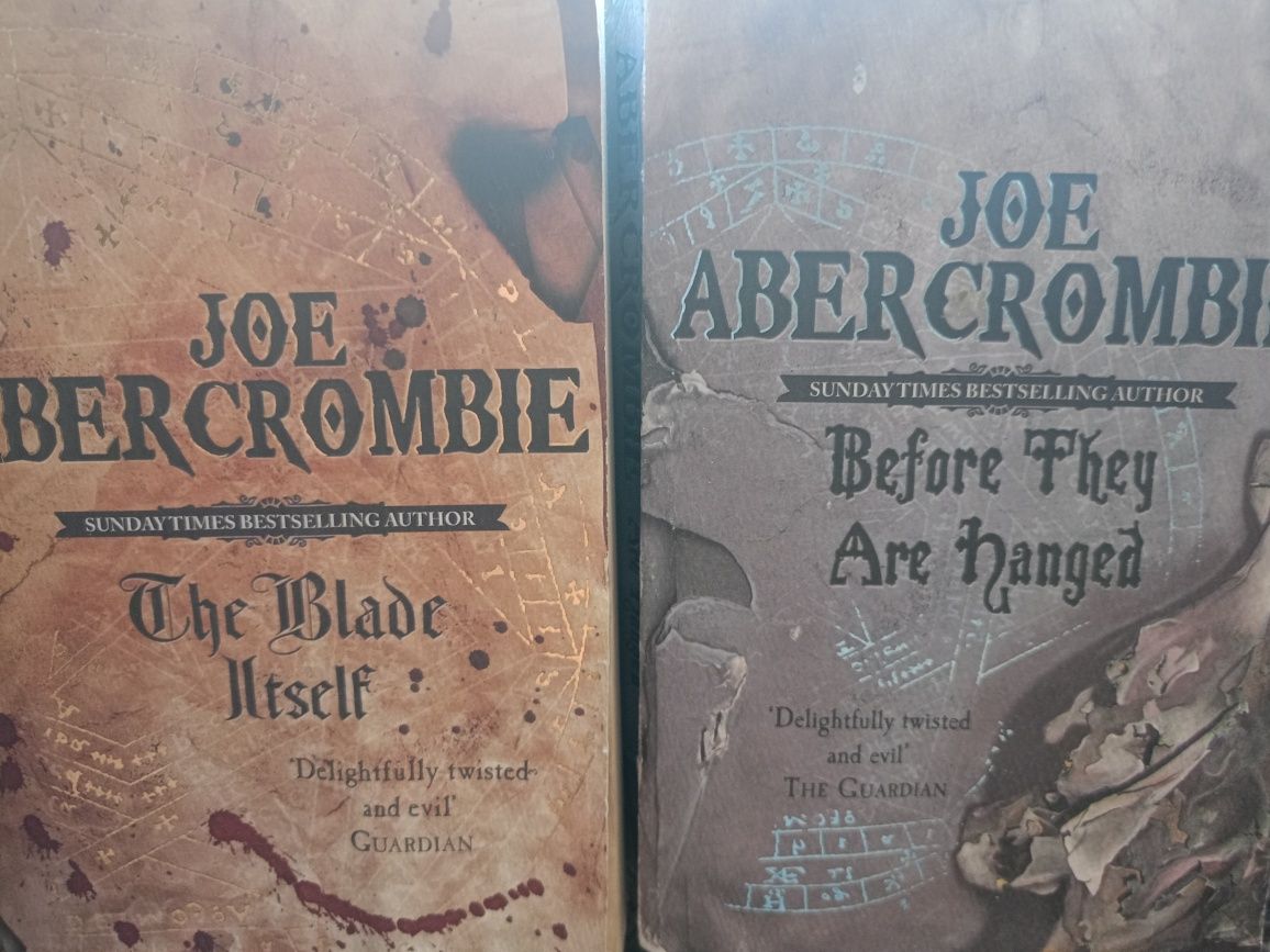 The Blade Itself,Before They Are Hanged ,Joe Abercrombie,2 tomy, ENG