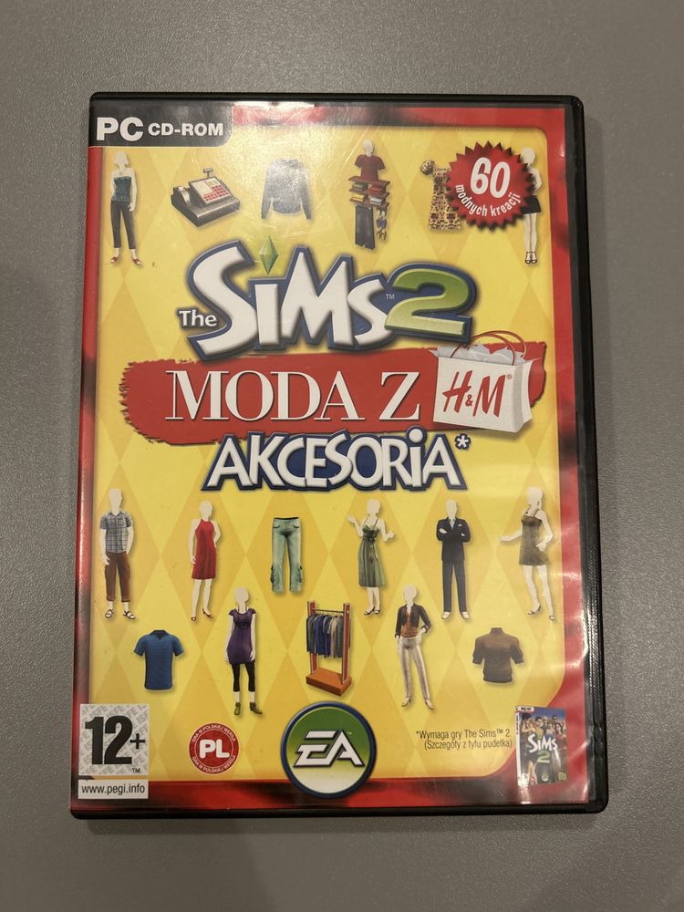 The Sims 2 Moda z H&M akcesoria