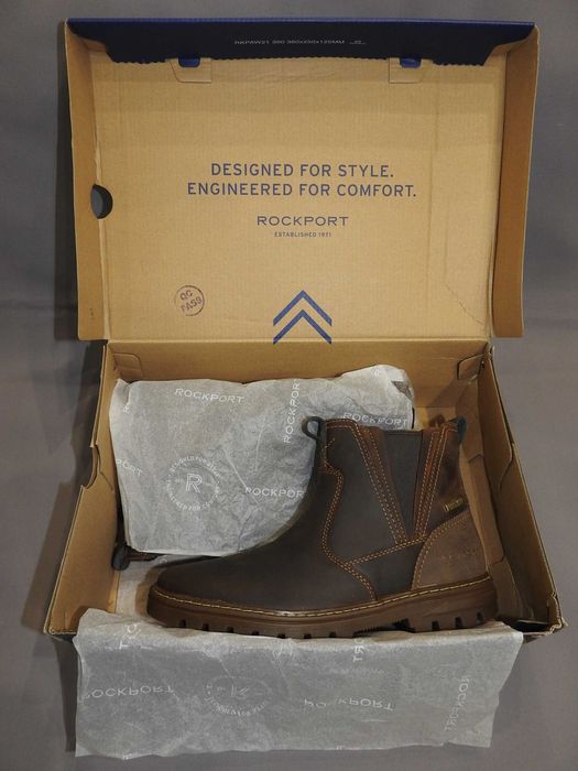 Rockport Chelsea Boot Waterproof Новые кожаные ботинки сапоги 40