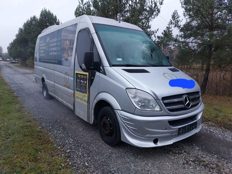 Mercedes-Benz Sprinter  Bliźniak Extralong V6 518cdi 21osób Konvekta Webasto