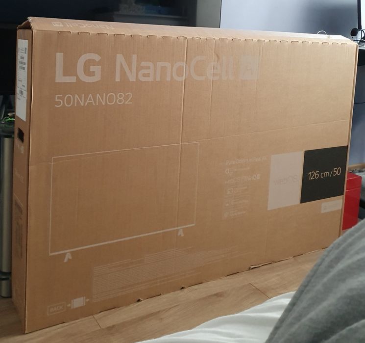 Telewizor TV 50" LG 50NANO82T6B NOWY ! 4K SMART TV webOS Nanocell !!!