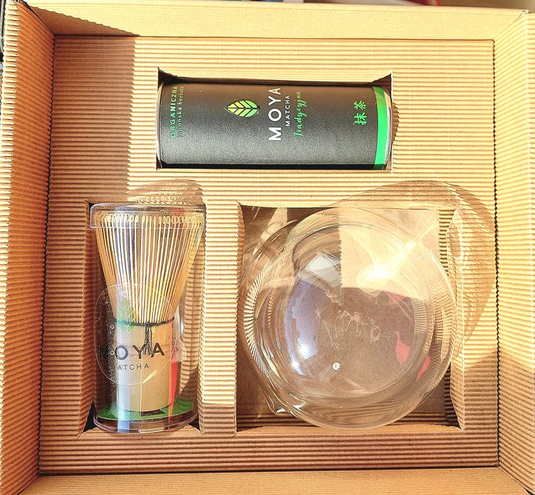 Zestaw do matchy Moya Matcha Set czarka z dzióbkiem nowy premium