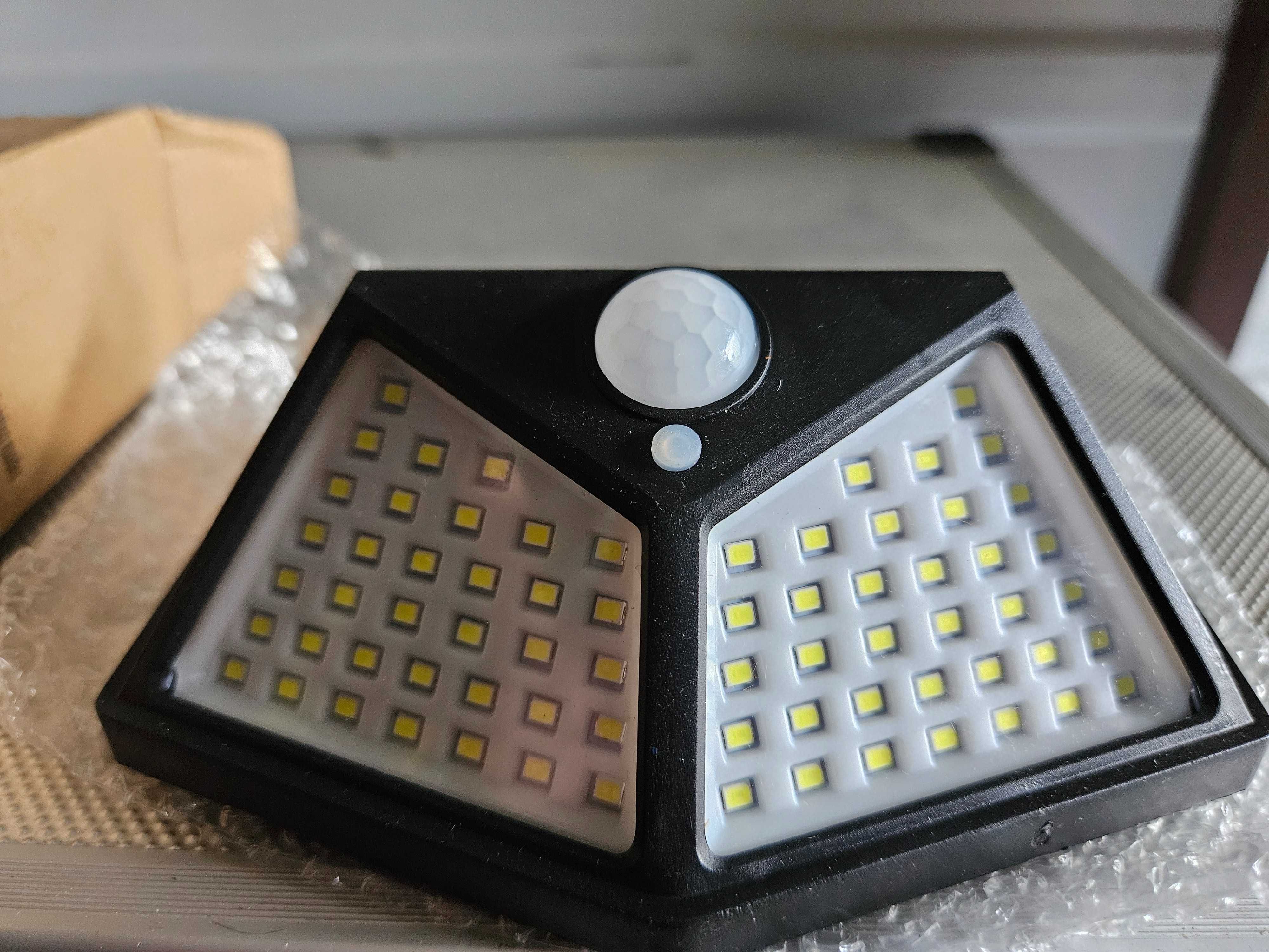 Lampa solarna z czujnikiem ruchu po zmierzchu, ( mocne światło)