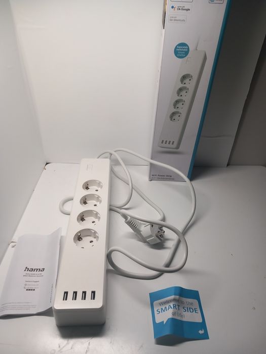 Listwa zasilająca 4 gniada plus usb