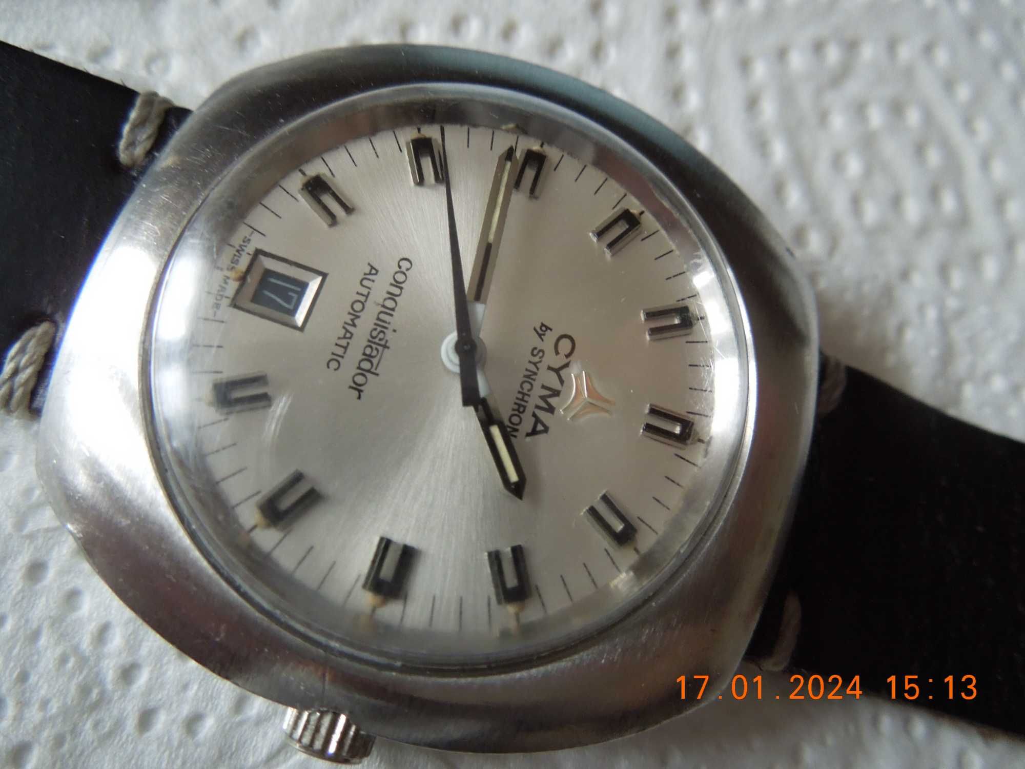zegarek cyma automatic
