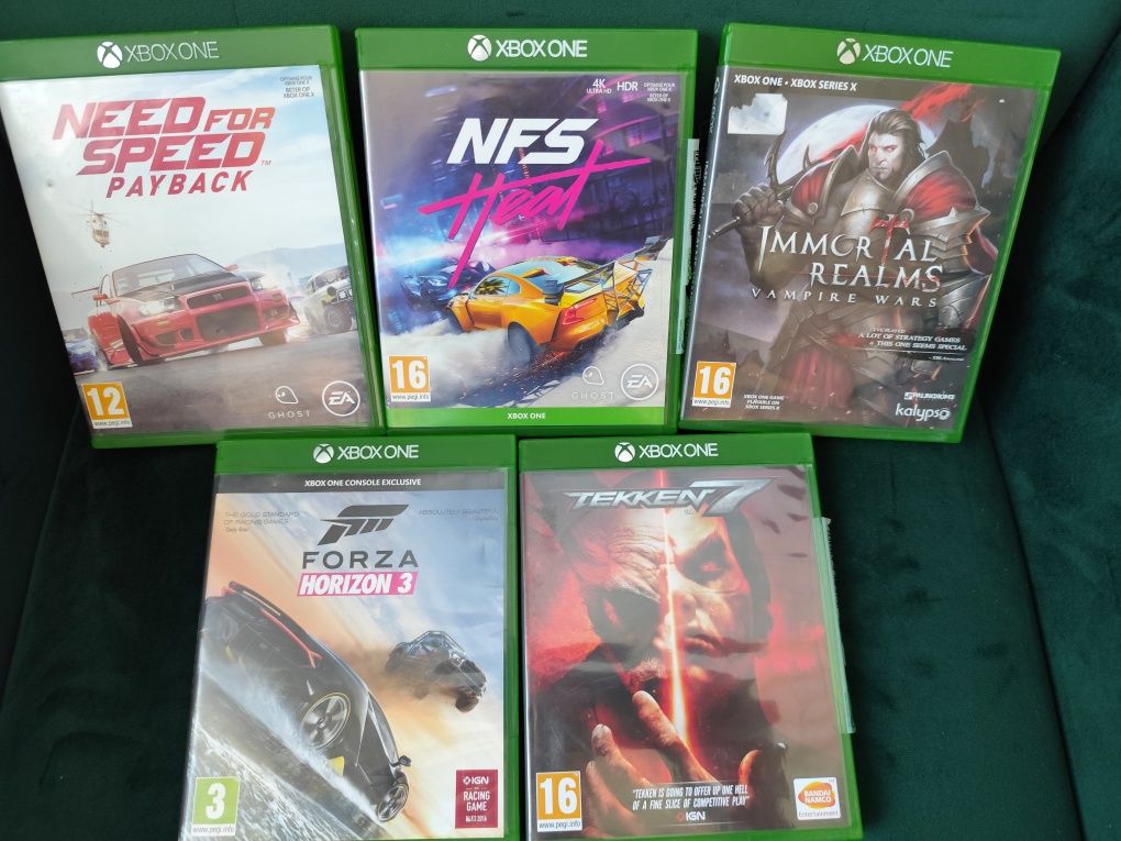 Gry na Xbox One, series X