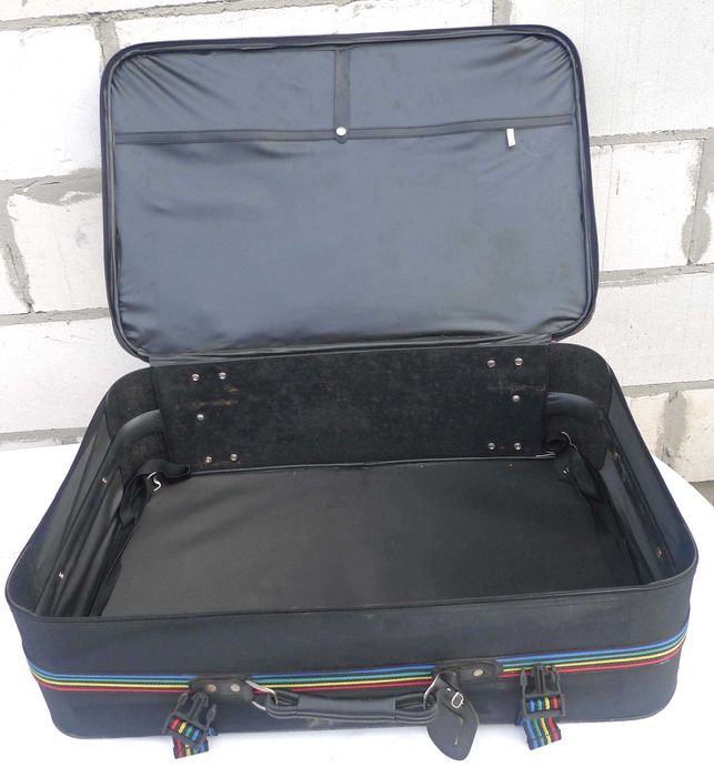 Walizka podróżna miękka SaxoLine 75x57x21cm uchwyt pasy koła