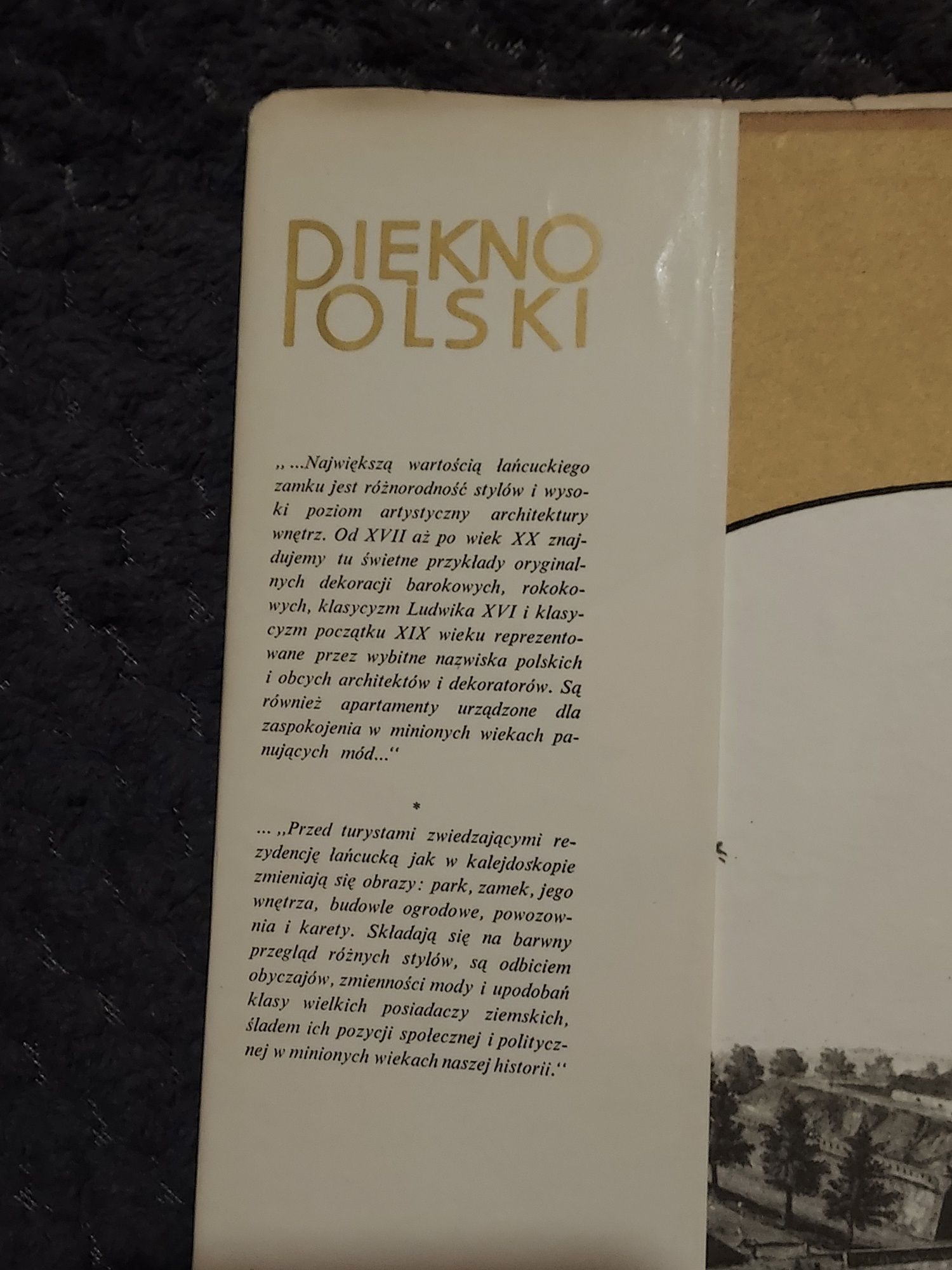 Łańcut album stara książka z PRL