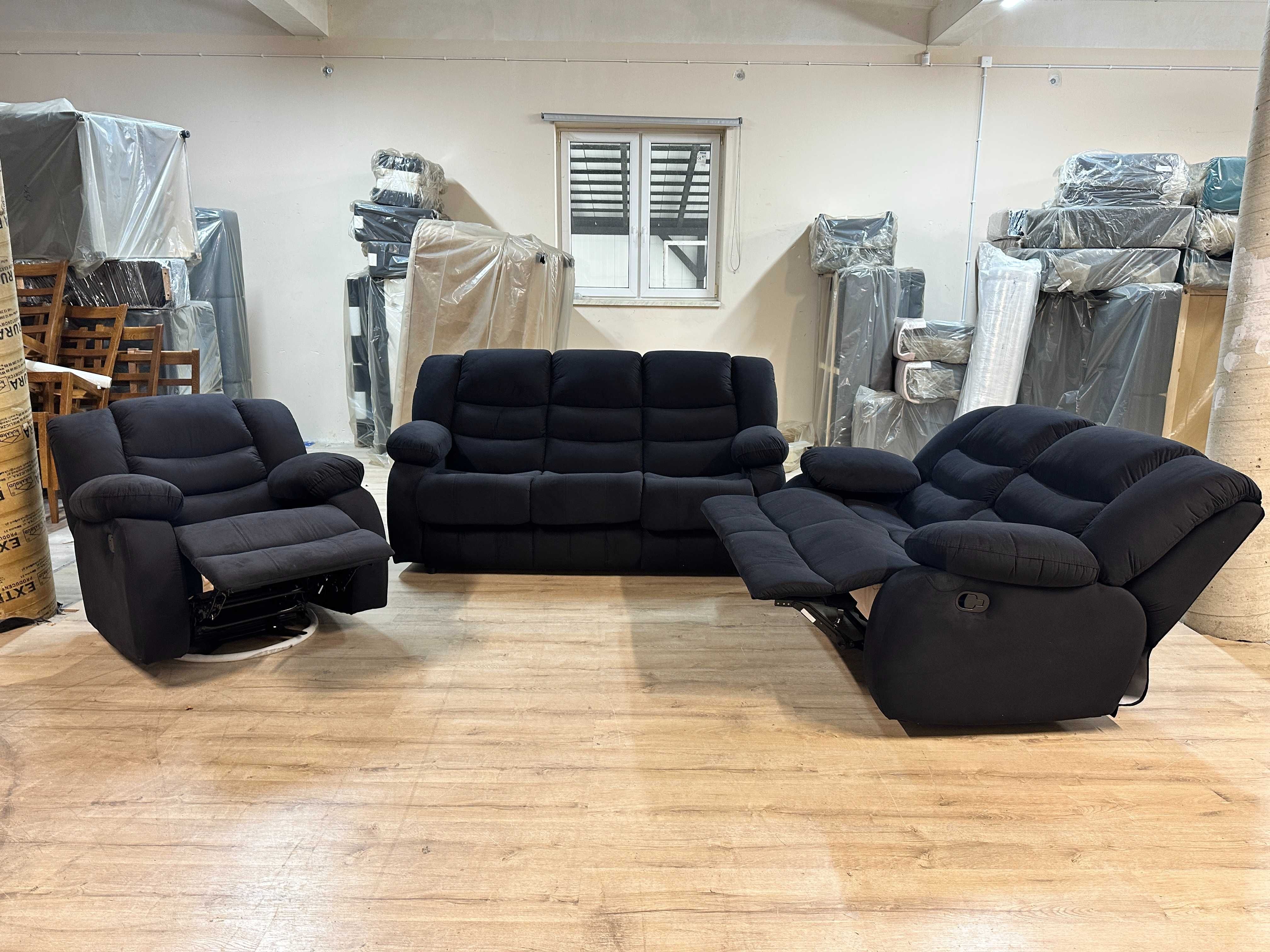 Komplet wypoczynkowy Borys Sofa 3os.+Sofa 2os.+Fotel dostępne od ręki