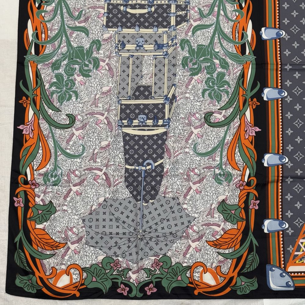Платок хустка шовк шелк великий большой Louis Vuitton hermes