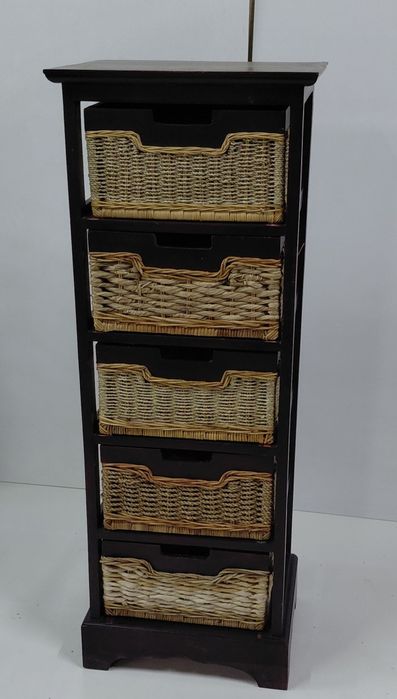 Movel gavetas 5 palha /rattan
