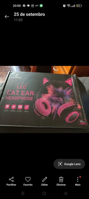 Phones com fio  novos