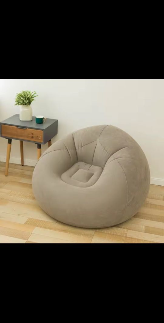 Pufa do pokoju .Duża nadmuchiwana sofa krzesło leżak z PVC s
